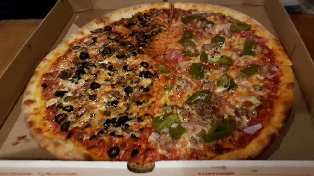 Large Half Olive Half Pepper and Onion