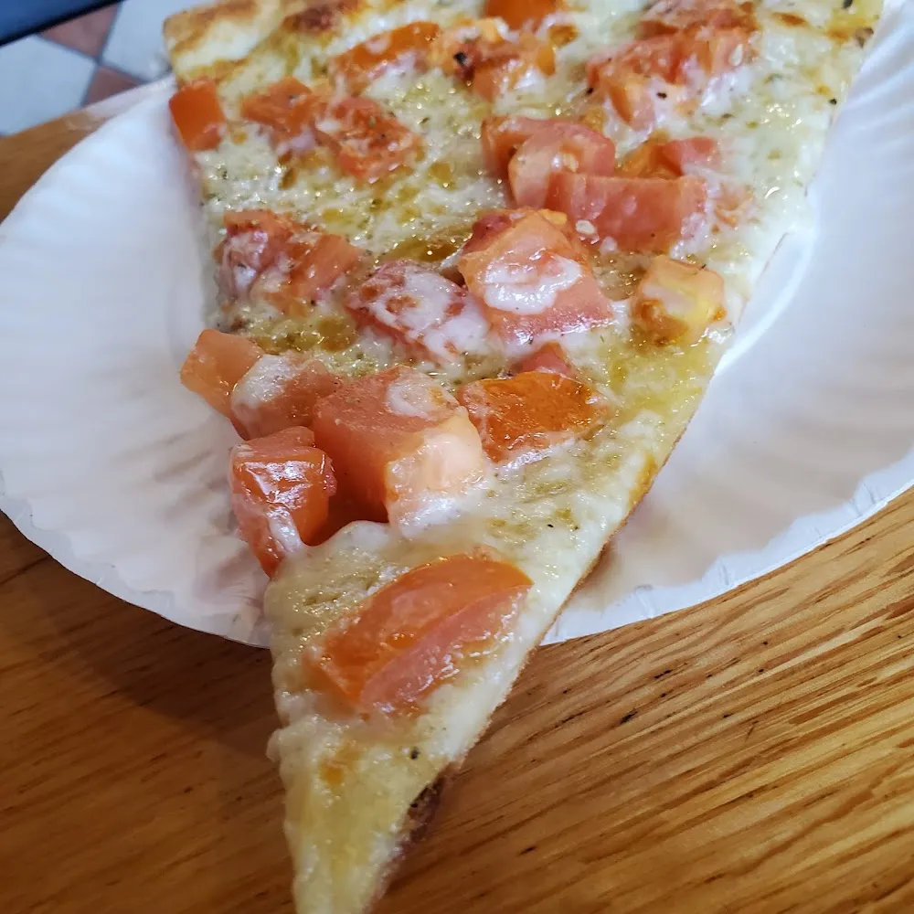 White Pizza with Tomato